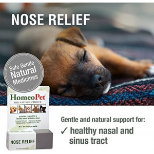 HomeoPet Nose Relief Гомеопатическое лекарство от аллергии и респираторных инфекций для птиц, кошек, собак и мелких домашних животных